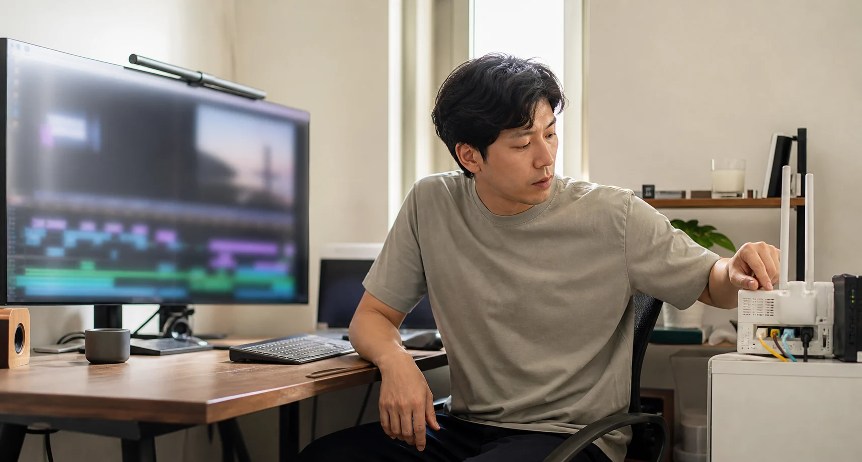 기가인터넷 가입 사은품 비교 조건을 정리하는 모습